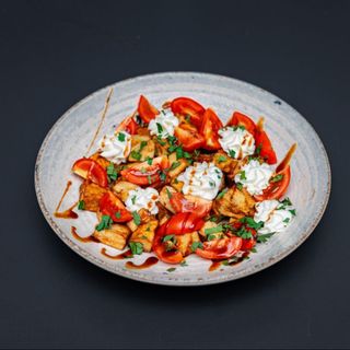 Салат из баклажанов и сливочного сыра/Salata de vinete si cream cheese