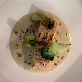 Salmón en Salsa verde