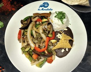 Fajitas de Verdura y Guacamole