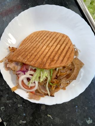 Kebab pan pita solo carne sin ensalada 