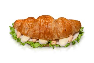 Зерновий круасан з сиром Брі та індичою шинкою (135г)