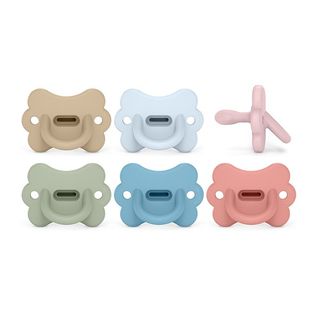 Suavinex, Chupete Smoothie Butterfly Todo Silicona 0-6M. Con Tetina Fisiológica Sx Pro, Avalado Por La Seop. Súper Blandito Y Flexible. Color Intense Surtido