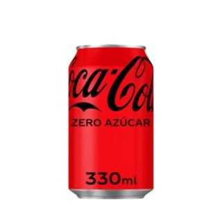 Lata Coca-Cola Zero.