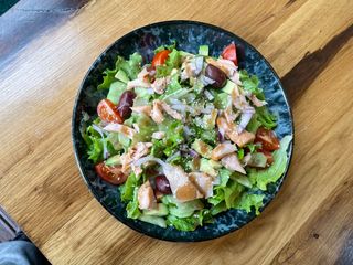 Салата Печена сьомга