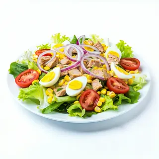 Ensalada mixta (Lechuga, tomate, cebolla y zanahoria)