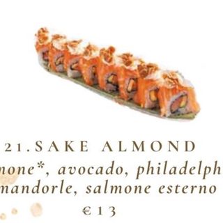 21. Sake almond 8 pz
