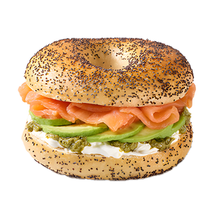 BAGLE DE SEMILLAS CON SALMON