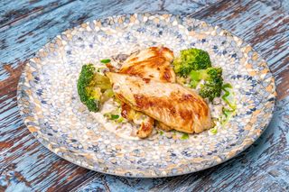 Piept de pui rumenit