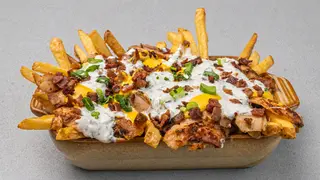 Pork Gyros Loaded fries