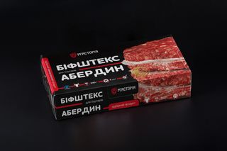 Біфштекси для бургерів із витриманої яловичини Абердин (Shock Freeze)