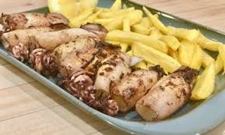 Ración De Chipirones Plancha Encebollados 