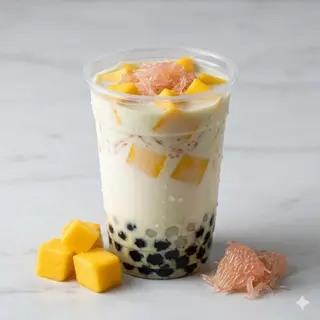 Tea al mango, pomelo e cocco