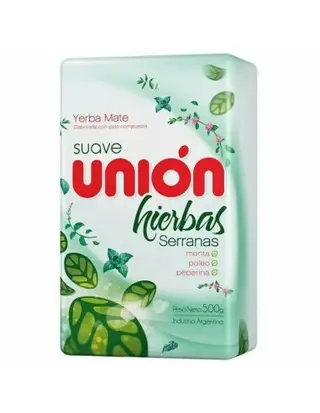Yerba Mate Union Hierbas Serranas X 500 G