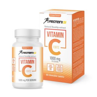 Proteini.si vitamin C 1000m gr + D3 60 tablete za žvakanje