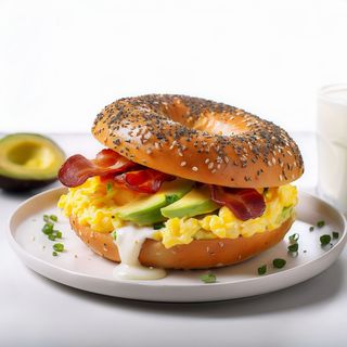 Bagel Bacon revuelto