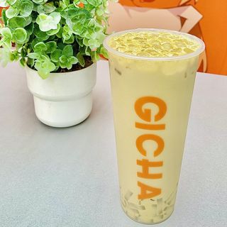 Te con leche de Matcha