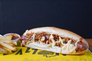 Hot Dog Les Dalton + frite