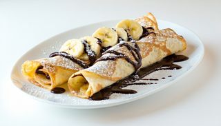 Clătite cu Nutella si banane