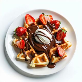 Waffle Classica alla Nutella