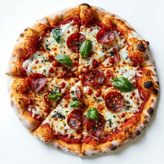 pizza nduja con salamino salsicca