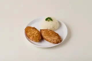 Котлеты из индейки с гарниром