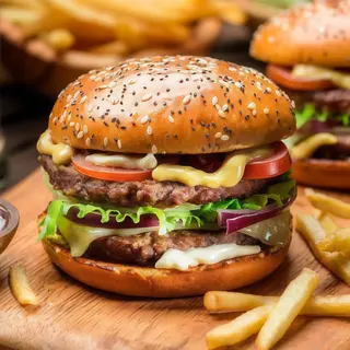 Hamburguesa Doble Bacon Cheeseburger