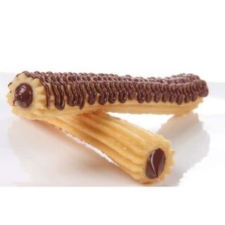 Churro Cubierto De Chocolate Y Relleno