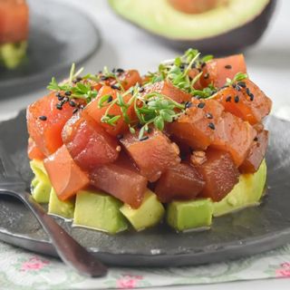 Tartar atun con aguacate