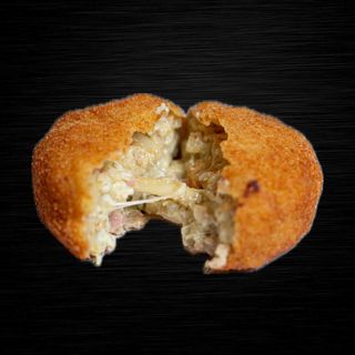 Frittatina  Mortadella e pistacchio