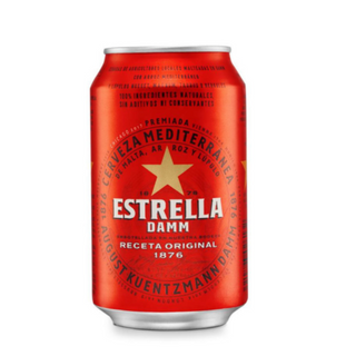 Cerveza Estrella lata 33cl. 