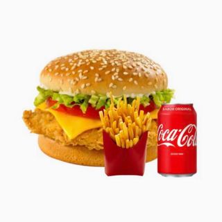 Menú Hamburguesa De Pollo