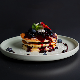 Pancakes cu Afine & Mascarpone