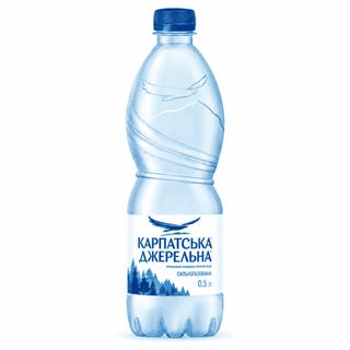 Карпатська джерельна сильногазована (0,5л)