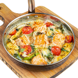 Запечена паста със сьомга (360г)