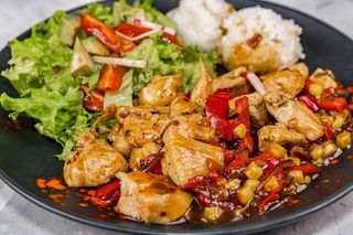 Пилешки късчета по Мексикански (450 г) 