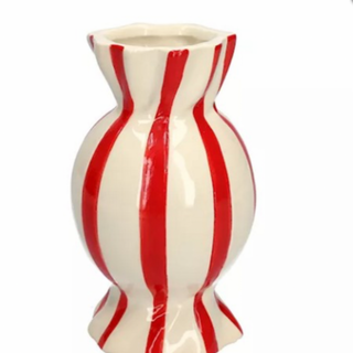 Jarrón candy ceramica con flores