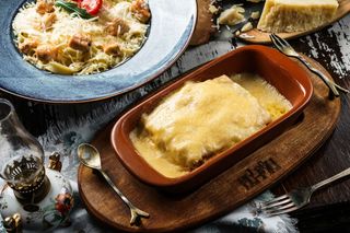 Lazania cu carne de vita