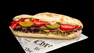 Lipie cu legume coapte