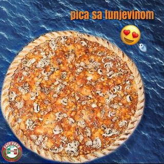Tuna pizza 43 cm