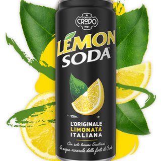 Lemon soda lattina