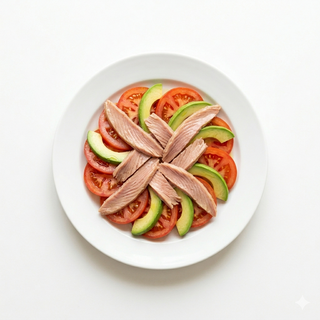 Tomate, Aguacate y Ventresca de Atun