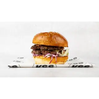 KSS Double country burger s pomfritom
