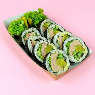 Kimbap tuna mayo vegan
