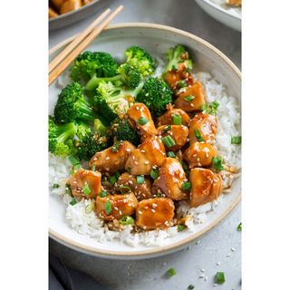 Teriyaki Chicken Served With Rice