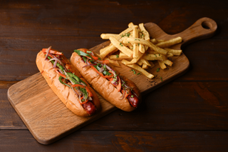 2 Hot Dogs with Chips