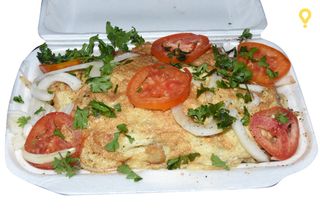 Spaghetti Omelette - Ration de pain