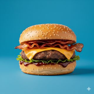 Bacon cheese burger