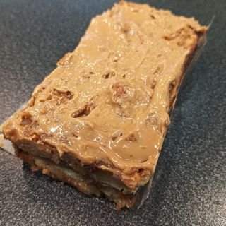 Porcion de tarta de Gofre sabor Salsa Lotus