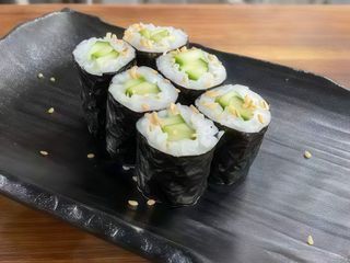 Hossomaki Abacate, Aspargos e Pepino