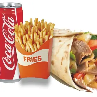 Piadina kebab menù